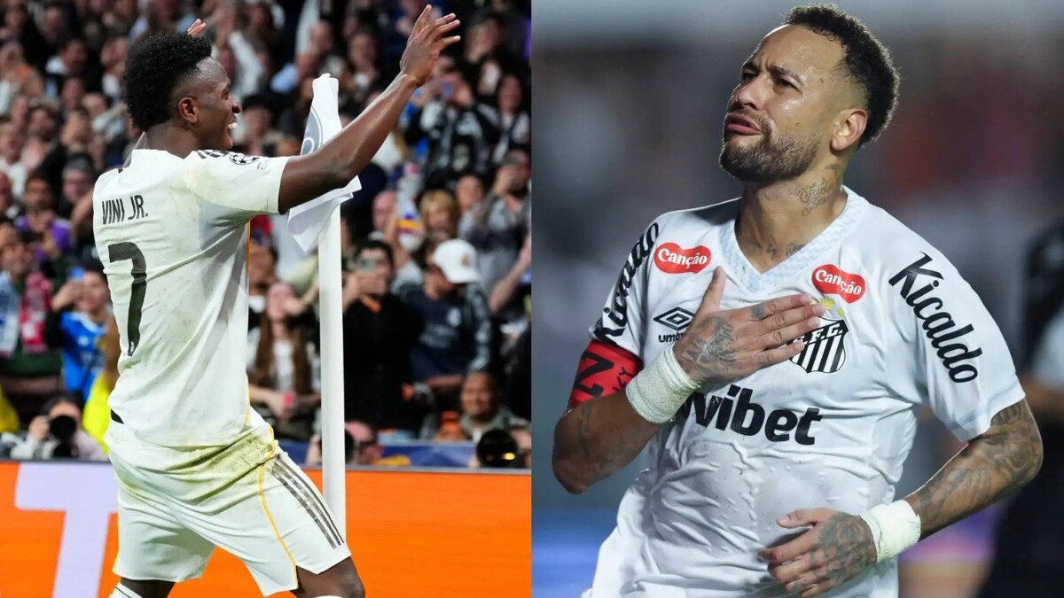 Neymar Supports Vinicius Junior with Goal Against Vasco da Gama