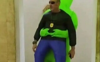 São Paulo Police in Alien Costumes Bust Fake Drink Sellers