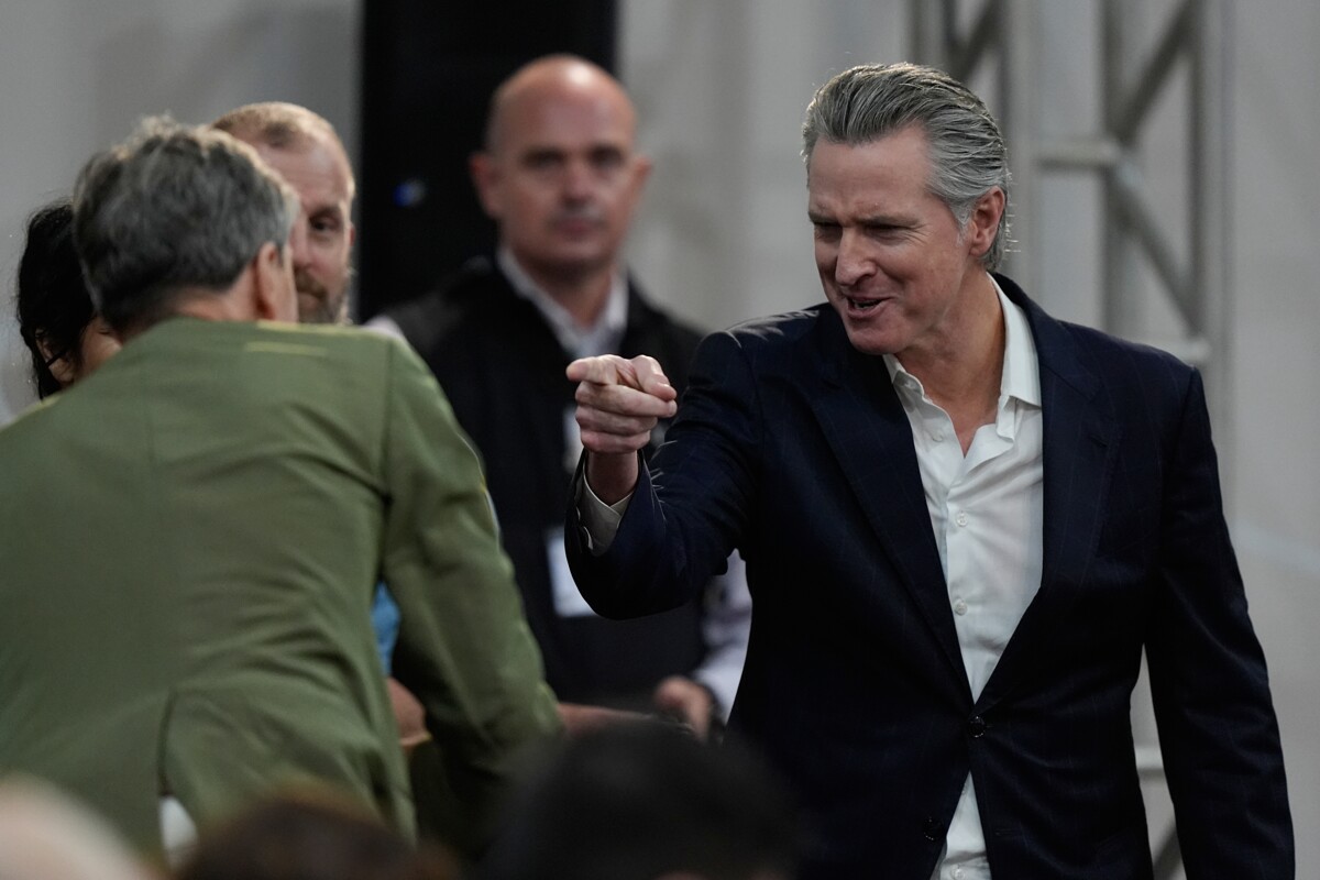 Gavin Newsom steals spotlight at Brazil climate conference