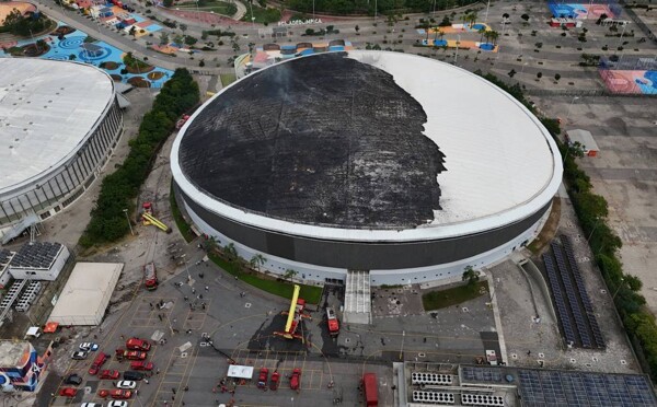 里约奥运体育场大火